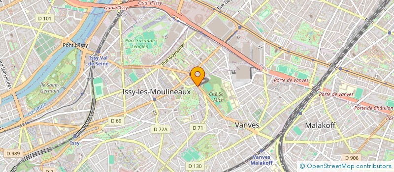 localisation de l'entreprise SCCV GRASSE PROMOTION à ISSY-LES-MOULINEAUX