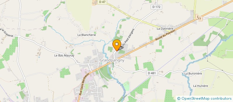 localisation de l'entreprise SCCV GRC à GRANDPARIGNY