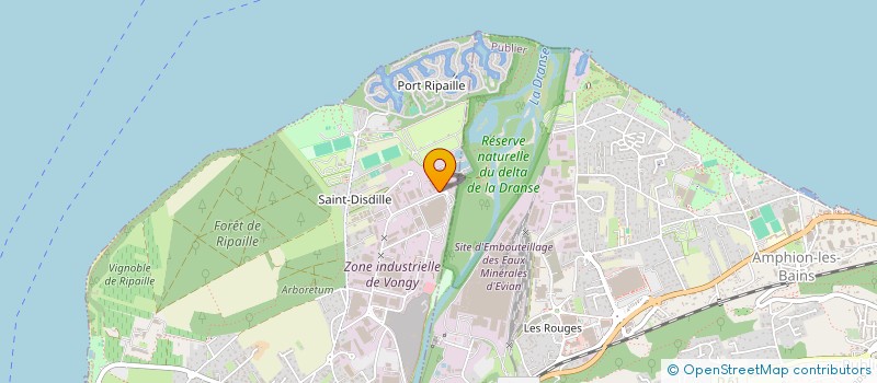localisation de l'entreprise SCCV GSP IMMO à THONON-LES-BAINS