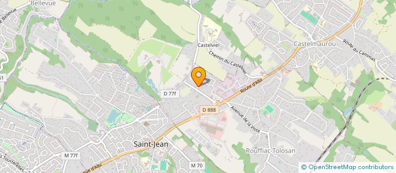 localisation de l'entreprise SCCV GUCHENS ESCALQUENS  ROUFFIAC-TOLOSAN