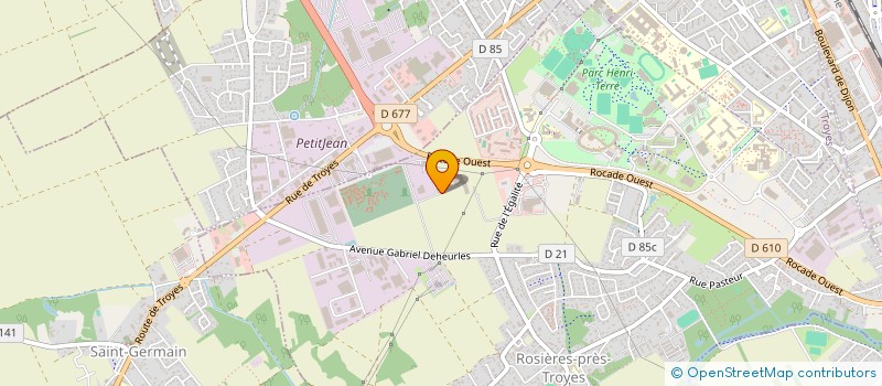 localisation de l'entreprise SCCV GUIGNES GROUPE DESIMO  ROSIERES-PRES-TROYES