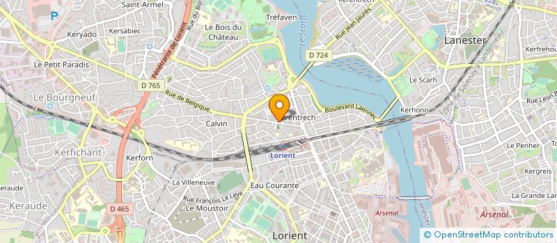 localisation de l'entreprise SCCV HALEP FRERES  LORIENT