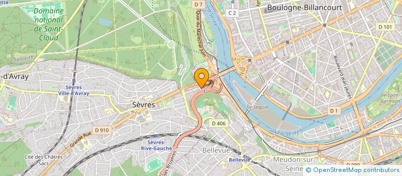localisation de l'entreprise SCCV HARDRICOURT 1 à BOULOGNE-BILLANCOURT