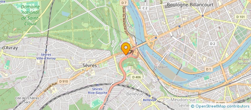localisation de l'entreprise SCCV HARDRICOURT 2 à BOULOGNE-BILLANCOURT
