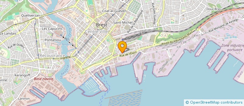 localisation de l'entreprise SCCV HBDC à BREST
