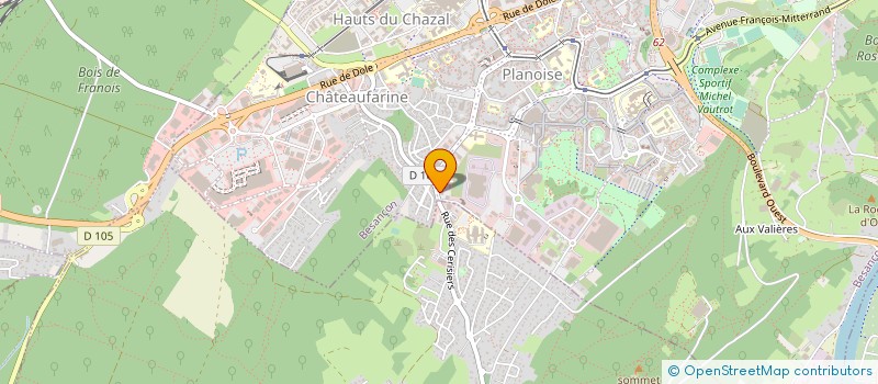 localisation de l'entreprise SCCV HELIOS  BESANCON