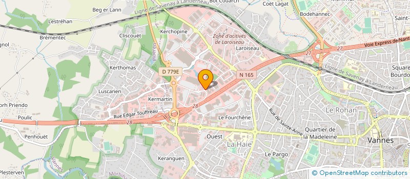 localisation de l'entreprise SCCV HEMISPHERE à VANNES