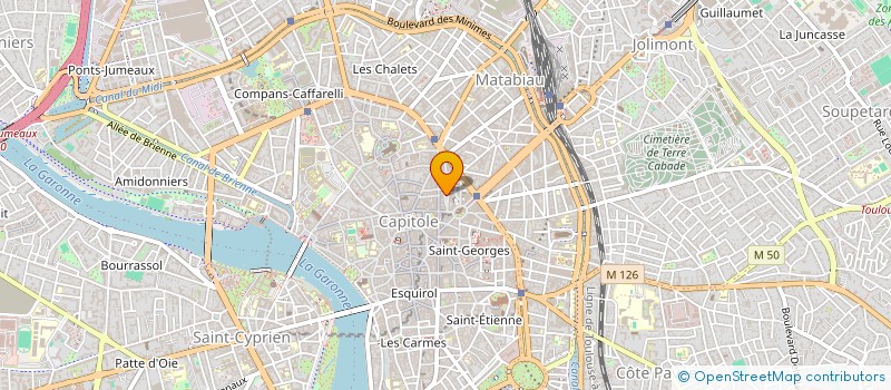 localisation de l'entreprise SCCV HESTIA à TOULOUSE