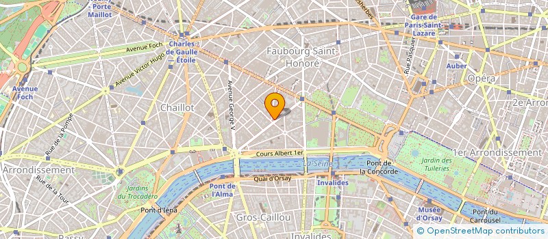 localisation de l'entreprise SCCV HOCHE CHERIOUX à PARIS