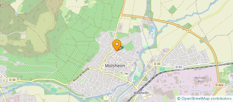 localisation de l'entreprise SCCV HOHRAIN à MOLSHEIM