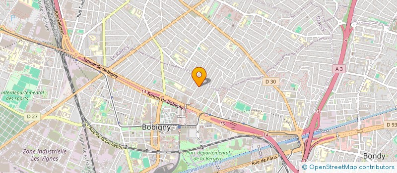 localisation de l'entreprise SCCV HOLDIS à BOBIGNY