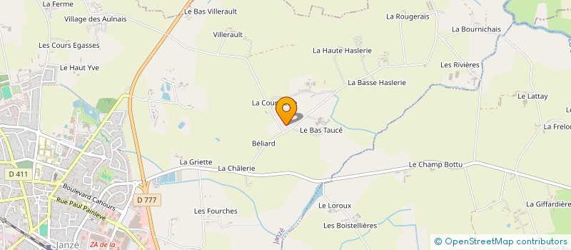 localisation de l'entreprise SCCV HONORE DE BALZAC à JANZE