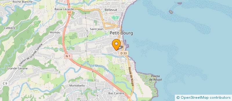 localisation de l'entreprise SCCV HOOD  PETIT-BOURG