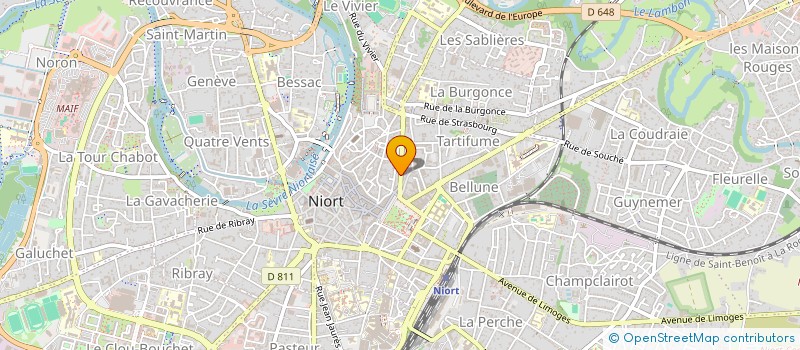 localisation de l'entreprise SCCV HP4E à NIORT