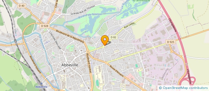 localisation de l'entreprise SCCV HUGO - BOISSY L'AILLERIE - IDF à ABBEVILLE