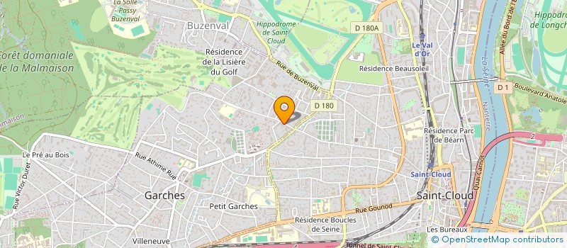 localisation de l'entreprise SCCV HUGO UN à GARCHES