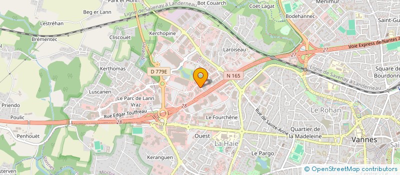 localisation de l'entreprise SCCV ILOT DES SERRES à VANNES