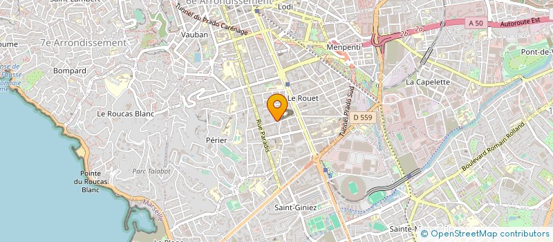 localisation de l'entreprise SCCV IMMECO  MARSEILLE