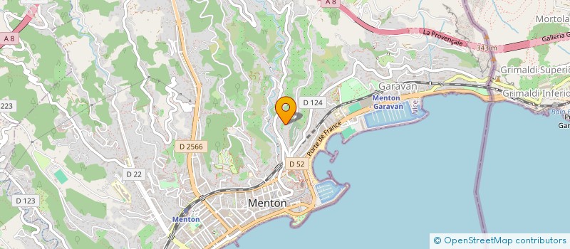 localisation de l'entreprise SCCV IMMOMANAGING  MENTON