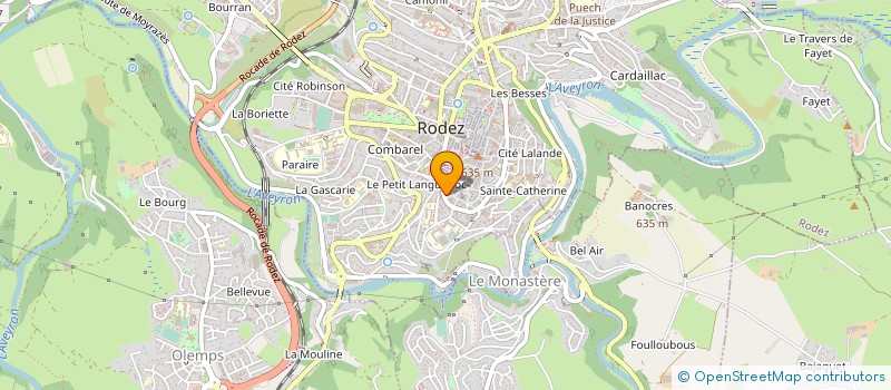 localisation de l'entreprise SCCV IMPASSE CARNUS à RODEZ