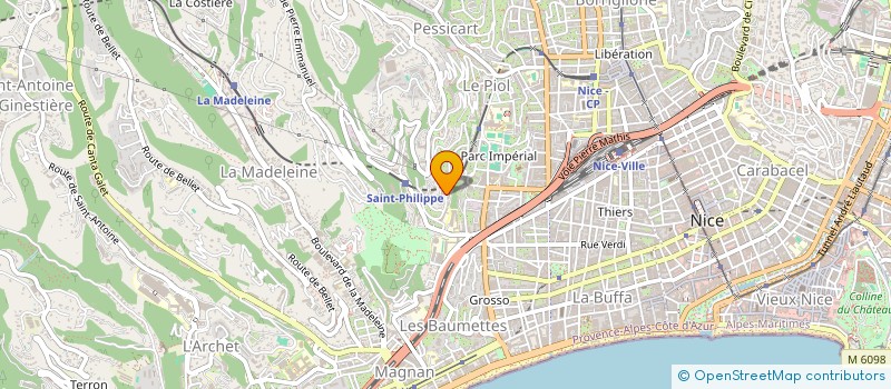 localisation de l'entreprise SCCV IMPASSE DU COLLET à NICE