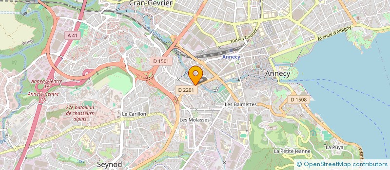 localisation de l'entreprise SCCV IMPREVU  ANNECY