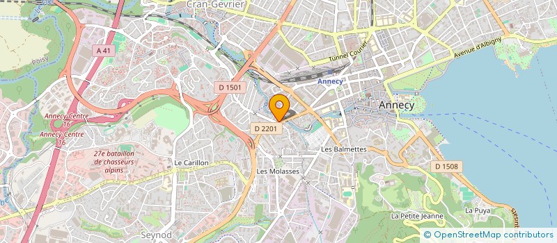 localisation de l'entreprise SCCV IMPULSION à ANNECY