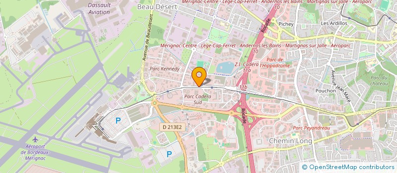 localisation de l'entreprise SCCV INITIA à MERIGNAC