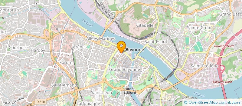 localisation de l'entreprise SCCV IREMIA à BAYONNE