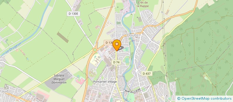 localisation de l'entreprise SCCV ISP  DOUBS