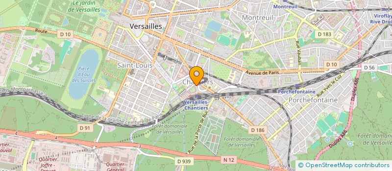 localisation de l'entreprise SCCV IVRY VILLA BLAIS à VERSAILLES