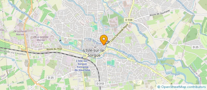localisation de l'entreprise SCCV JALA DE L'ISLE à L'ISLE-SUR-LA-SORGUE