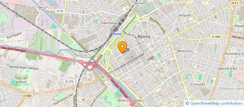 localisation de l'entreprise SCCV JAMIN à REIMS