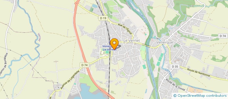 localisation de l'entreprise SCCV JARDIN SECRET  VERNET