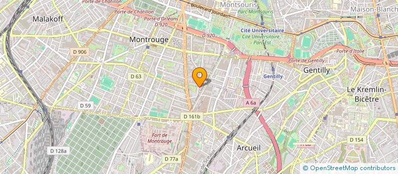 localisation de l'entreprise SCCV JARDINS DE FENELON  MONTROUGE