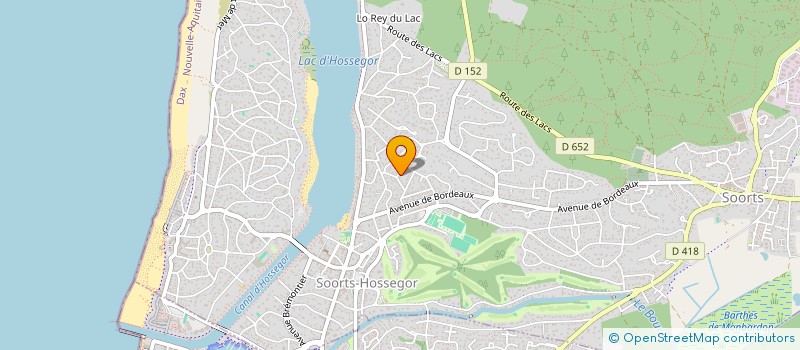 localisation de l'entreprise SCCV JEAN CECILE  SOORTS-HOSSEGOR