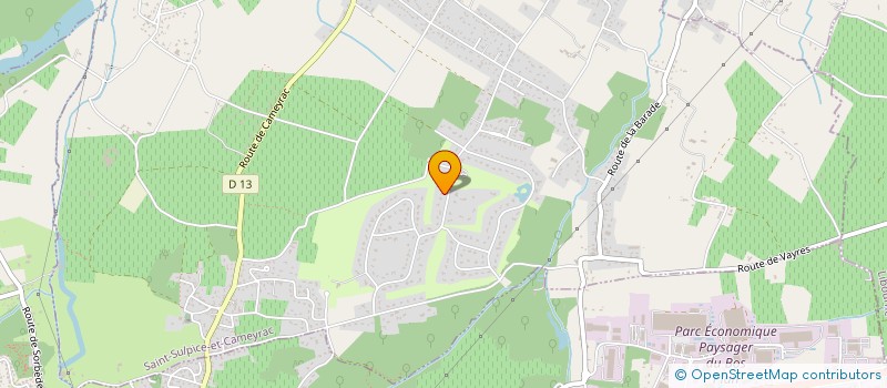 localisation de l'entreprise SCCV JEAN JAURES  SAINT-SULPICE-ET-CAMEYRAC