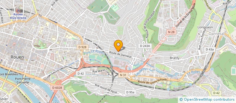 localisation de l'entreprise SCCV JULYA à ROUEN