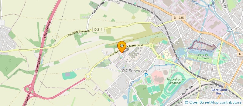 localisation de l'entreprise SCCV JUSSY à AMIENS