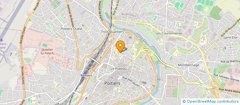 localisation de l'entreprise SCCV K3 HAUT à POITIERS