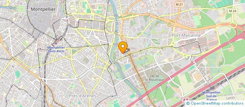 localisation de l'entreprise SCCV KALELITHOS LVH1 à MONTPELLIER