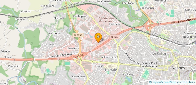localisation de l'entreprise SCCV KARACTERE à VANNES