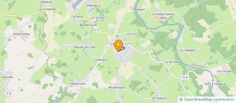 localisation de l'entreprise SCCV KARIDAN à SAINT-SULPICE-LE-GUERETOIS