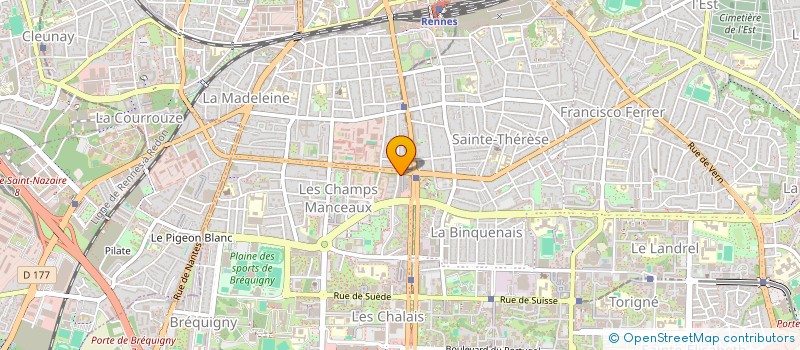 localisation de l'entreprise SCCV KERELYO à RENNES
