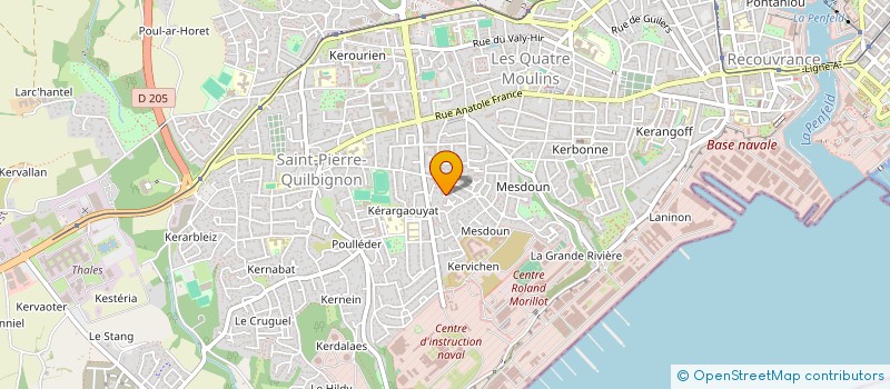localisation de l'entreprise SCCV KEREON à BREST