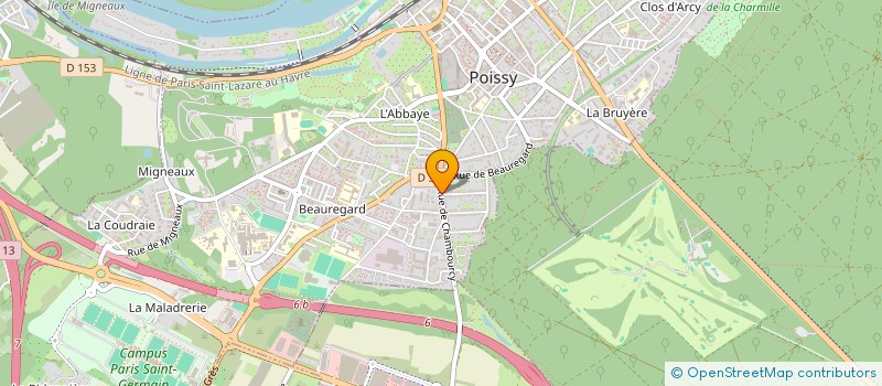 localisation de l'entreprise SCCV KY24 à POISSY