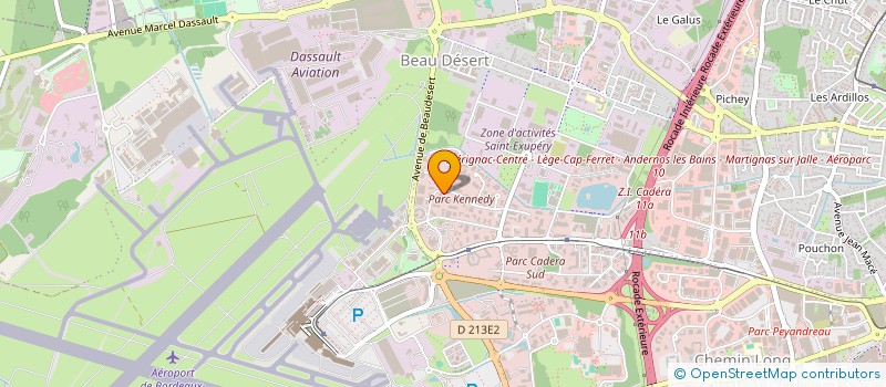 localisation de l'entreprise SCCV L'ALLEE DU CAPITAINE à MERIGNAC