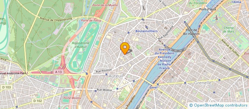 localisation de l'entreprise SCCV L'ARC MARMANDE à PARIS