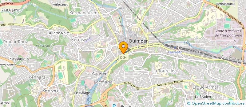 localisation de l'entreprise SCCV L'ARMORIQUE à QUIMPER