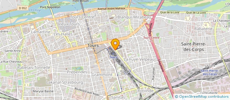 localisation de l'entreprise SCCV L'ATELIER à TOURS